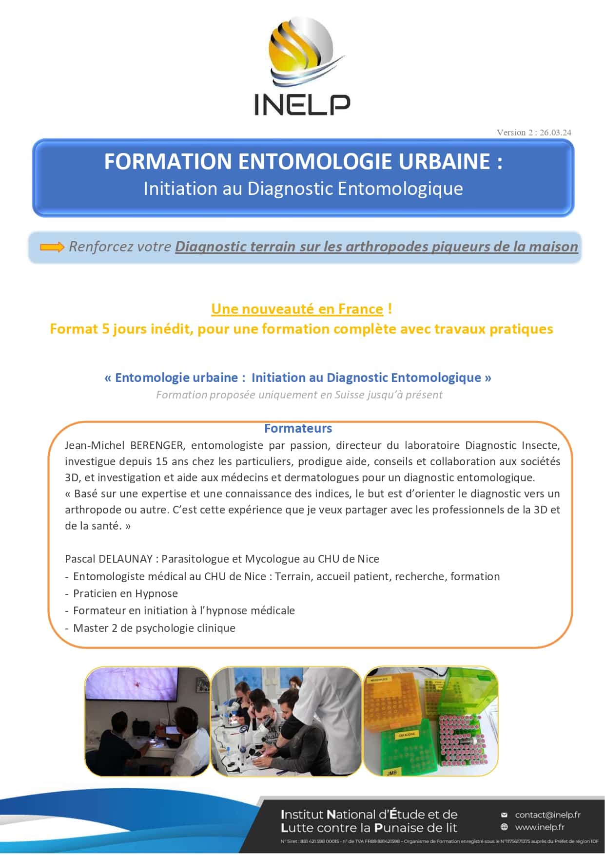 formation entomologie urbaine