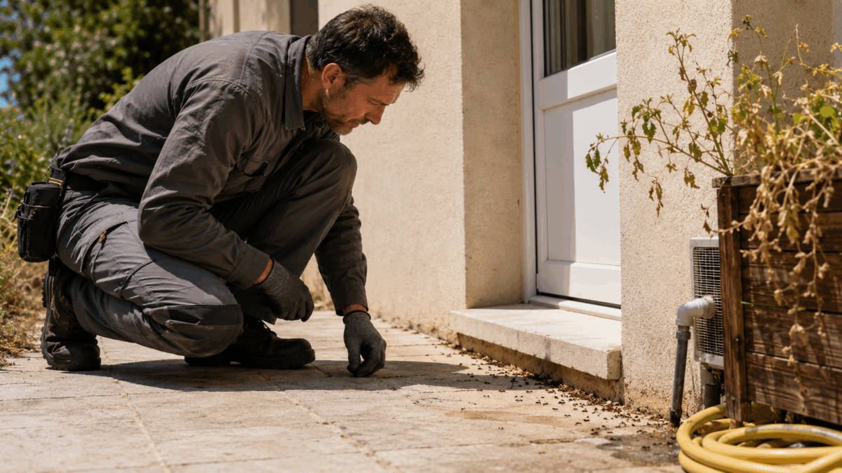 Le traitement extérieur des fourmis