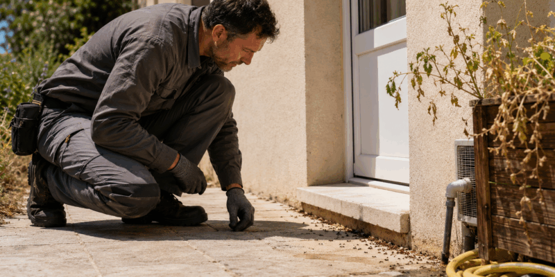 Le traitement extérieur des fourmis