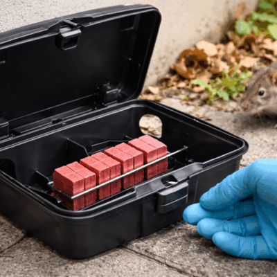 Poste d’appâtage pour rodenticides