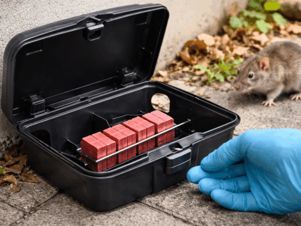 Poste d’appâtage pour rodenticides