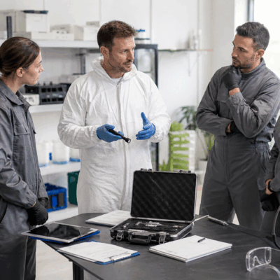 Formation de techniciens antiparasitaires sur les équipements de désinsectisation et de dératisation