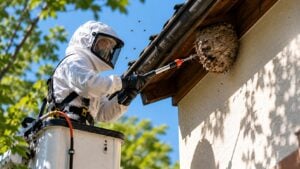 Technicien hygiéniste en intervention