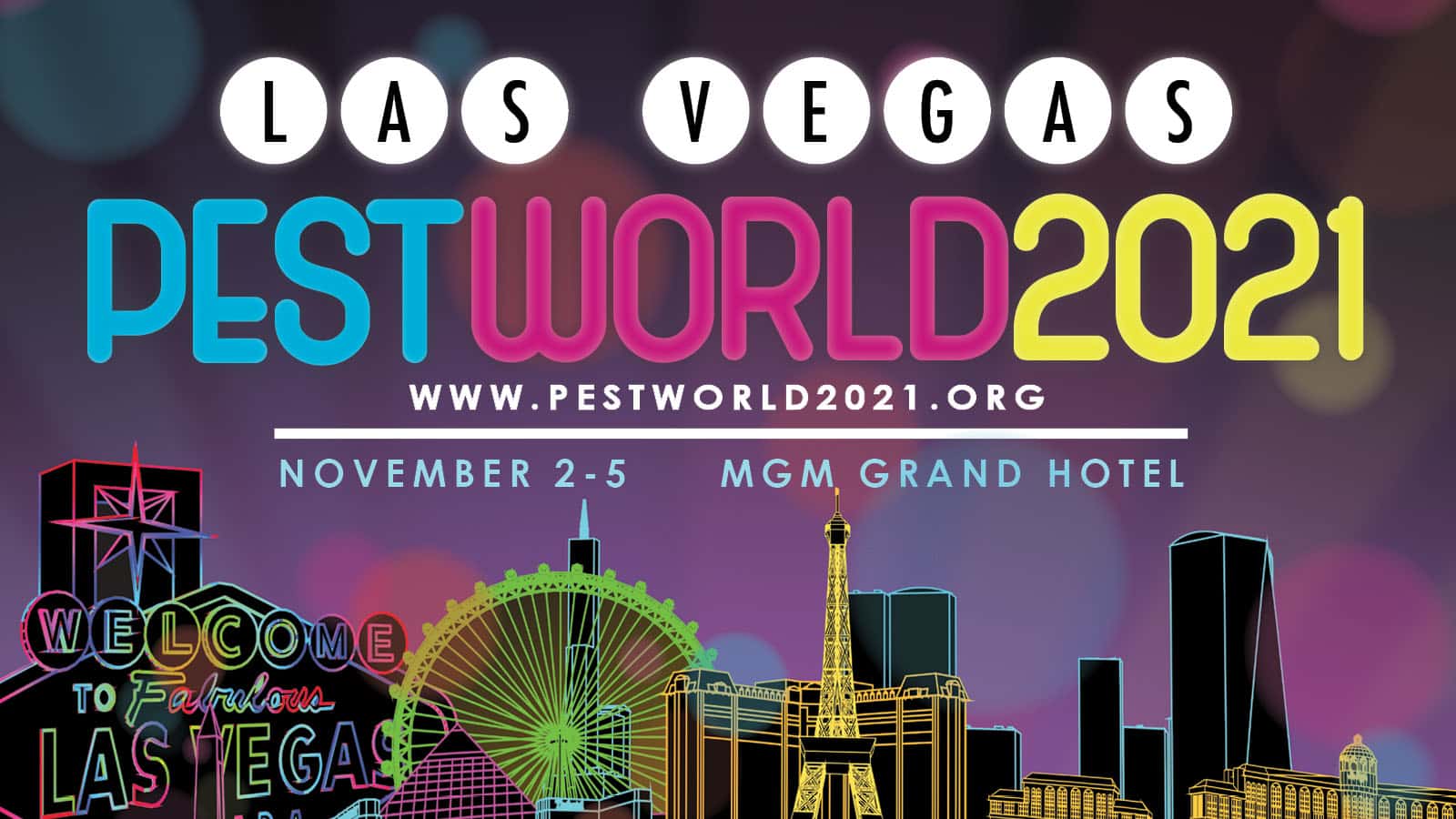 Image promotionnel du PestWorld 2021 à Las Vegas