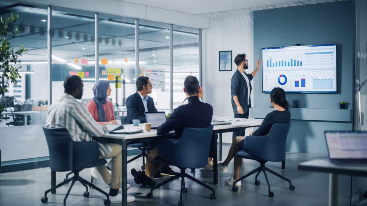 réunion d'equipe dans une entreprise