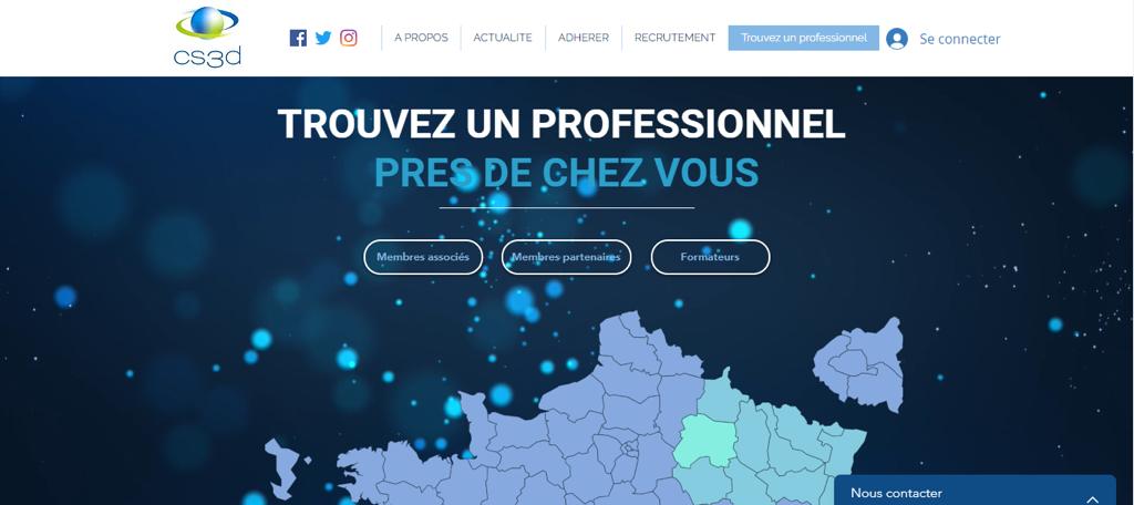 Nouveau site de la CS3D : un outil pour trouver un professionnel dans sa région