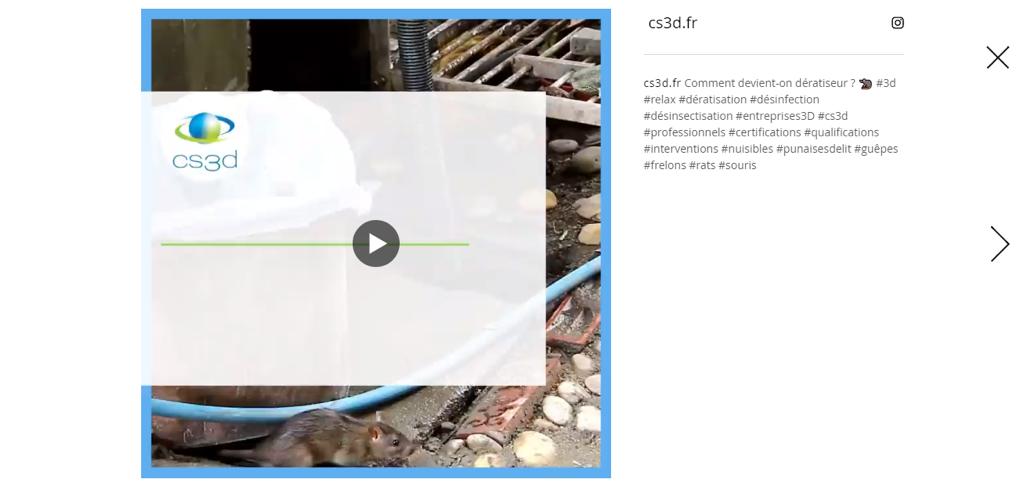 CS3D : des vidéos sont présentes sur le nouveau site