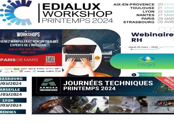 photos d'évènements du secteur 3D compilé : Workshop Edialux, Armosa on tour 2024, Ateliers Killgerm