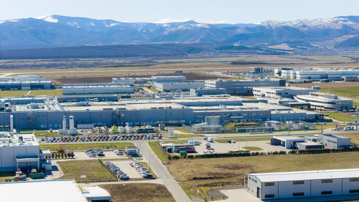 Illustration d’un site industriel. Image non représentative du site BASF de Genay