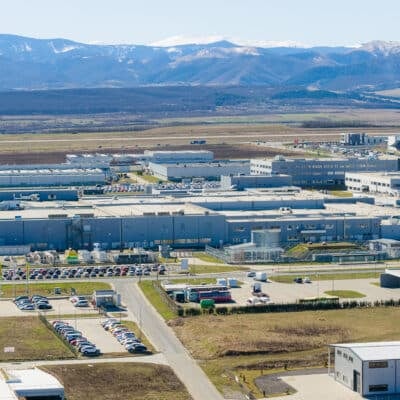 Illustration d’un site industriel. Image non représentative du site BASF de Genay